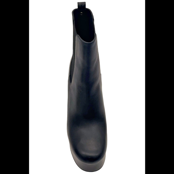 Michael Kors Women's Natasha Leather Platform Boot Black - Medium - Picture 2 of 3